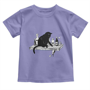 No Kings No Wars No Ice Cat Toddler T Shirt Political Humor Gift TS12 Violet Print Your Wear