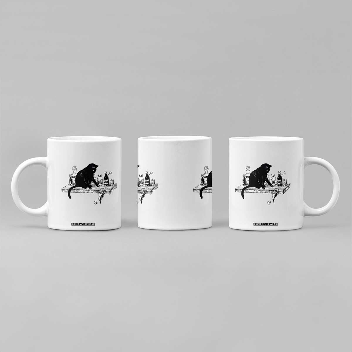 No Kings No Wars No Ice Cat Coffee Mug Political Humor Gift TS12 Print Your Wear