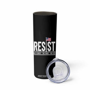 No Kings No Wars No Ice Skinny Tumbler Anti Trump Political TS12 Print Your Wear