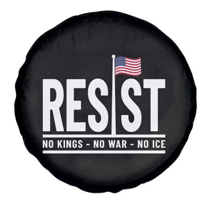 No Kings No Wars No Ice Spare Tire Cover Anti Trump Political TS12 Print Your Wear