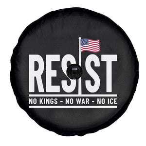 No Kings No Wars No Ice Spare Tire Cover Anti Trump Political TS12 Print Your Wear
