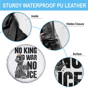 Statue Of Liberty Freedom Protest Spare Tire Cover No Kings No Wars No Ice TS12 Print Your Wear