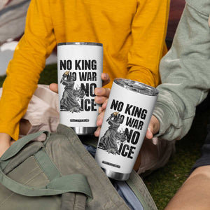 Statue Of Liberty Freedom Protest Tumbler Cup No Kings No Wars No Ice TS12 Print Your Wear