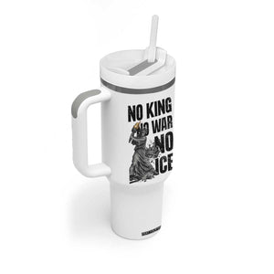 Statue Of Liberty Freedom Protest Tumbler With Handle No Kings No Wars No Ice TS12 Print Your Wear