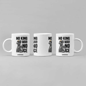 Statue Of Liberty Freedom Protest Coffee Mug No Kings No Wars No Ice TS12 Print Your Wear