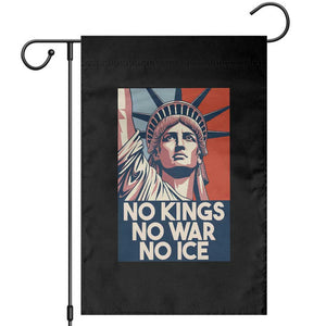 Statue Of Liberty No Kings No War No Ice Garden Flag Freedom Protest Gift TS12 Black Print Your Wear