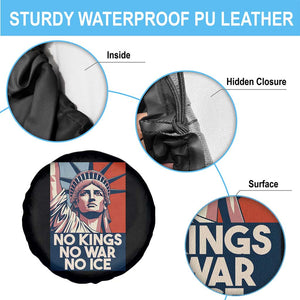 Statue Of Liberty No Kings No War No Ice Spare Tire Cover Freedom Protest Gift TS12 Print Your Wear
