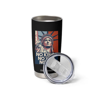 Statue Of Liberty No Kings No War No Ice Tumbler Cup Freedom Protest Gift TS12 Print Your Wear