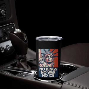 Statue Of Liberty No Kings No War No Ice Tumbler Cup Freedom Protest Gift TS12 Print Your Wear