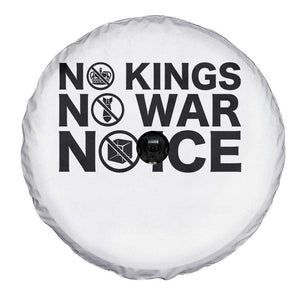 Anti Monarchy Political Spare Tire Cover No Kings No Wars No Ice TS12 Print Your Wear