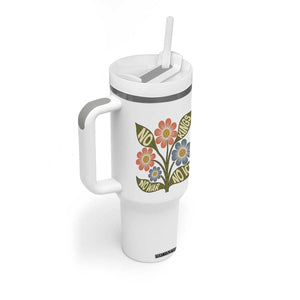 Wildflower Freedom Protest Tumbler With Handle No Kings No Wars No Ice TS12 Print Your Wear