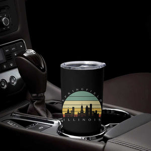 Vintage Springfield Illinois Pride Tumbler Cup Scenic Cityscape Gift TS12 Print Your Wear