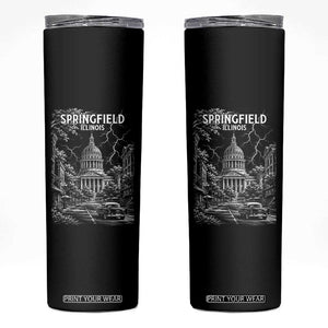 Historic Springfield Illinois Architecture Skinny Tumbler The Prairie State Souvenir Gift
