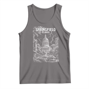 Historic Springfield Illinois Architecture Tank Top The Prairie State Souvenir Gift