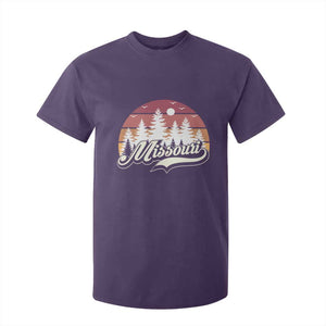 Missouri Travel Gift T Shirt For Kid Vintage Forest River Landscape TS12 Purple Print Your Wear