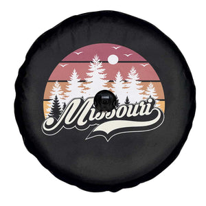Missouri Travel Gift Spare Tire Cover Vintage Forest River Landscape TS12 Print Your Wear