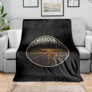 Missouri State Route Highway 66 Throw Blanket Mother Road Travel Gift TS12 Print Your Wear
