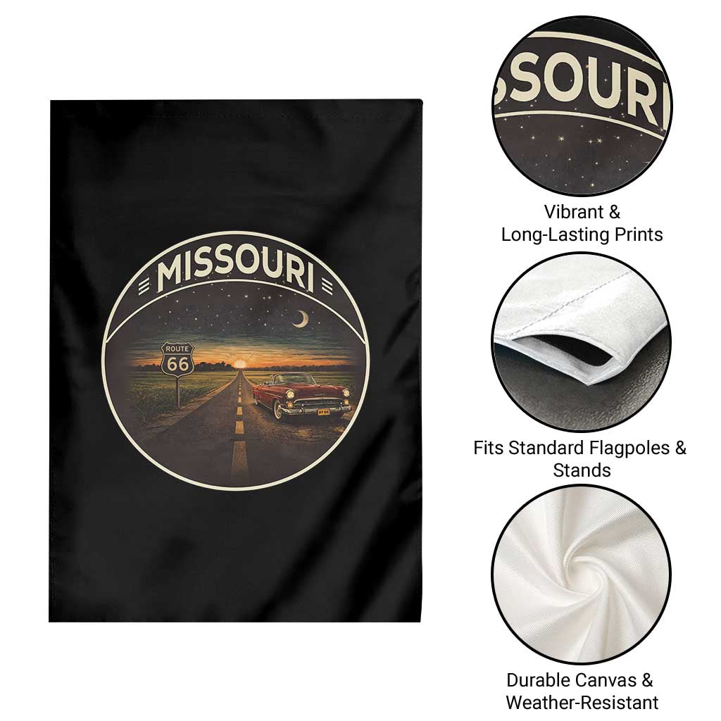 Missouri State Route Highway 66 Garden Flag Mother Road Travel Gift TS12 Print Your Wear