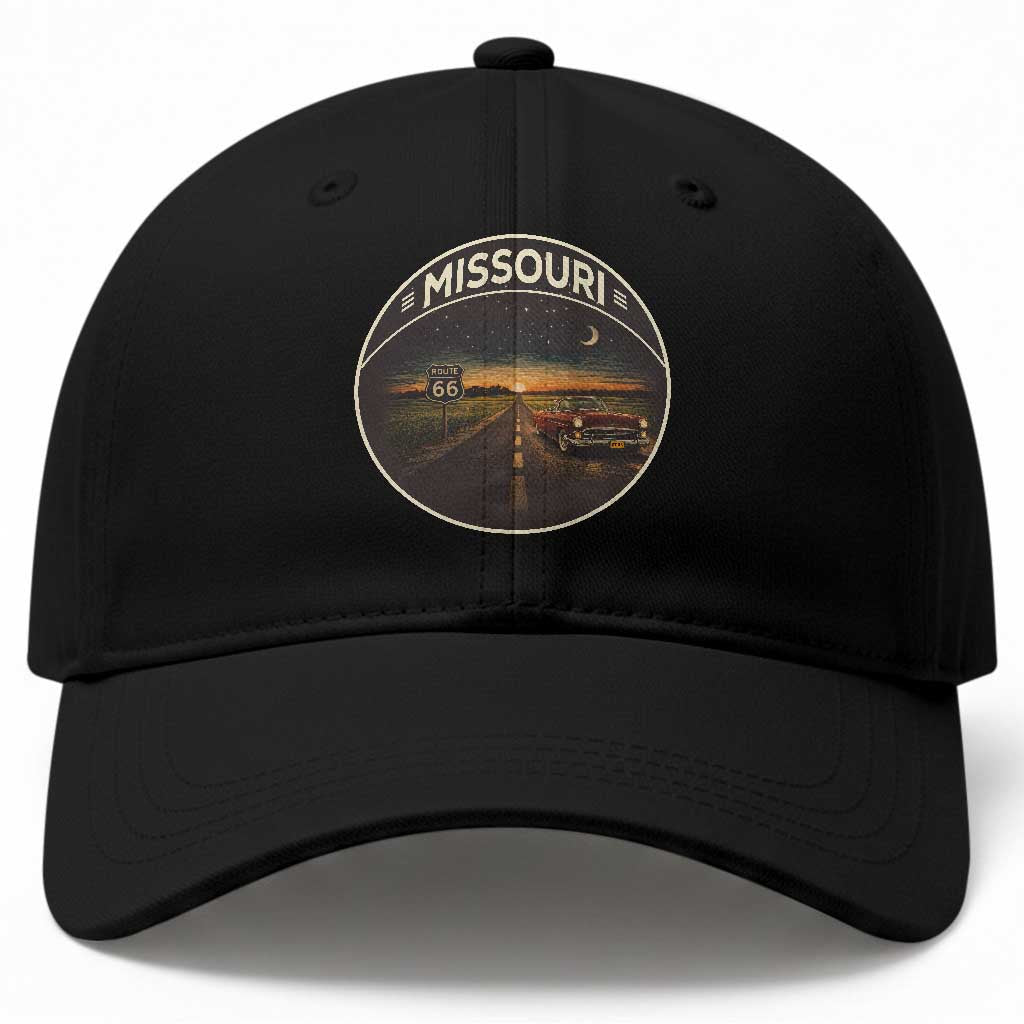 Missouri State Route Highway 66 Baseball Cap Mother Road Travel Gift TS12 Print Your Wear