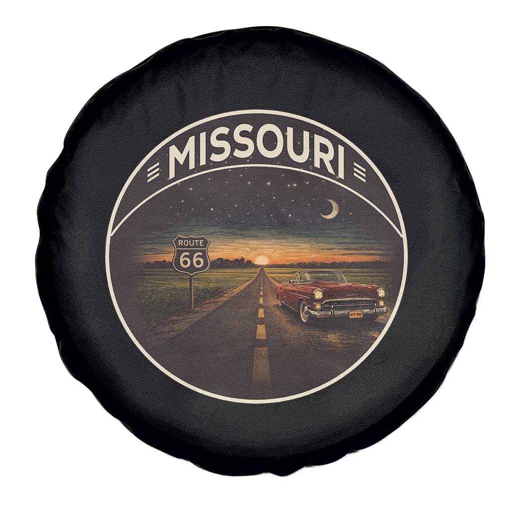 Missouri State Route Highway 66 Spare Tire Cover Mother Road Travel Gift TS12 Print Your Wear