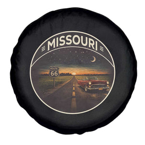 Missouri State Route Highway 66 Spare Tire Cover Mother Road Travel Gift TS12 Print Your Wear