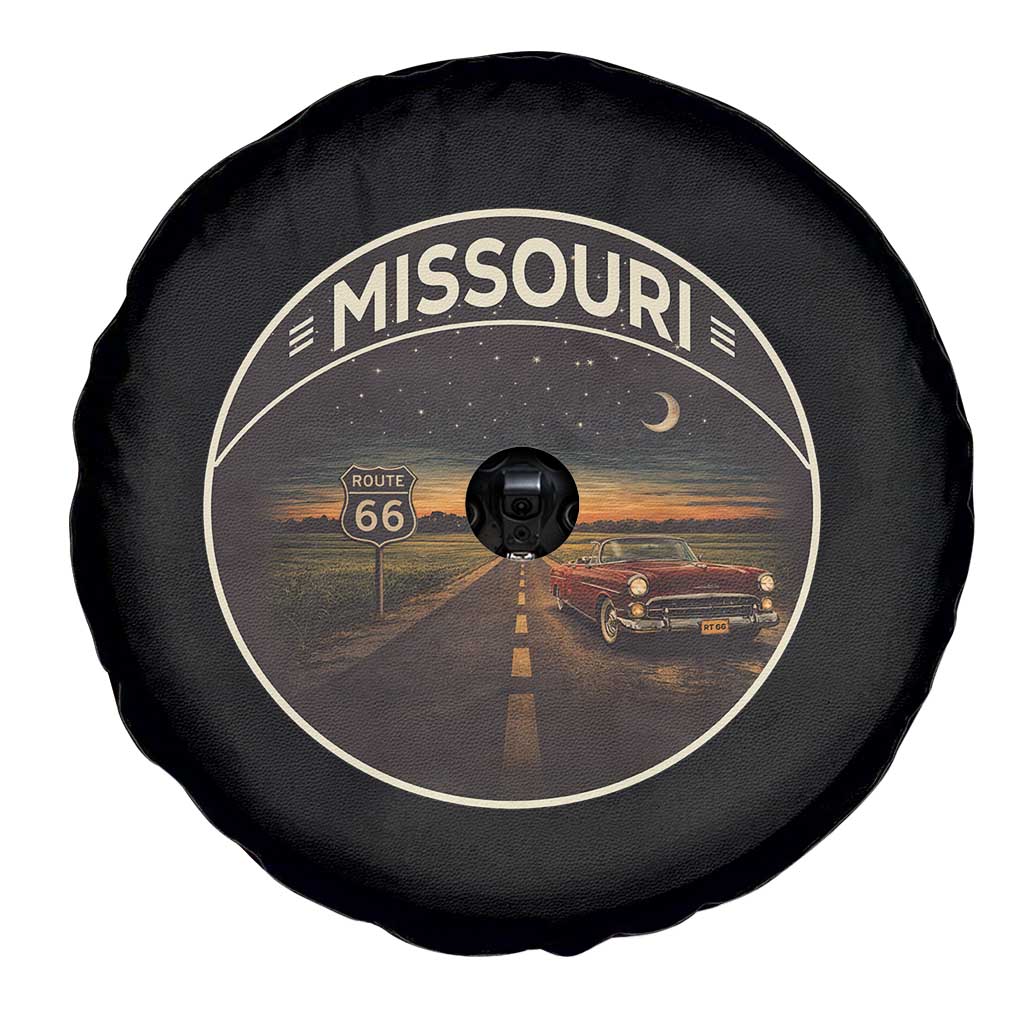 Missouri State Route Highway 66 Spare Tire Cover Mother Road Travel Gift TS12 Print Your Wear