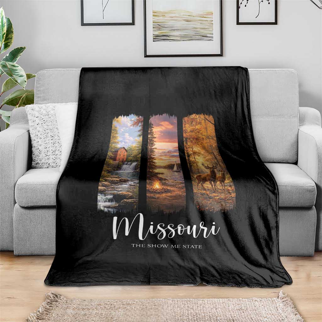 Missouri The Show Me State Throw Blanket Midwest Pride TS12 Print Your Wear