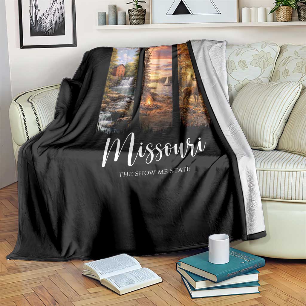 Missouri The Show Me State Throw Blanket Midwest Pride TS12 Print Your Wear