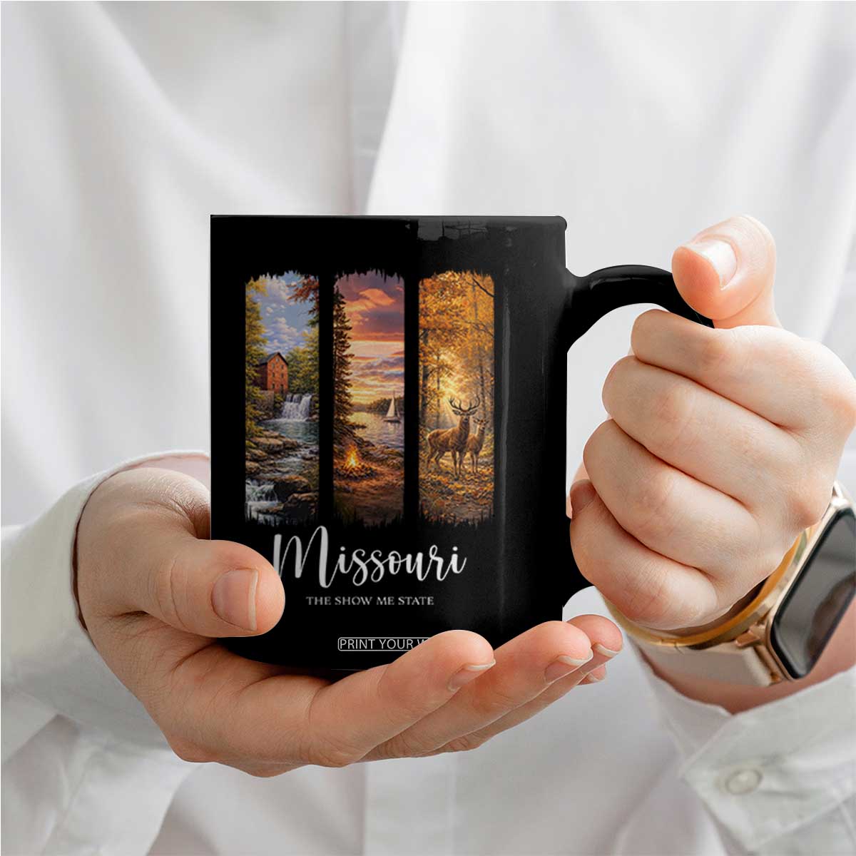 Missouri The Show Me State Coffee Mug Midwest Pride TS12 Print Your Wear