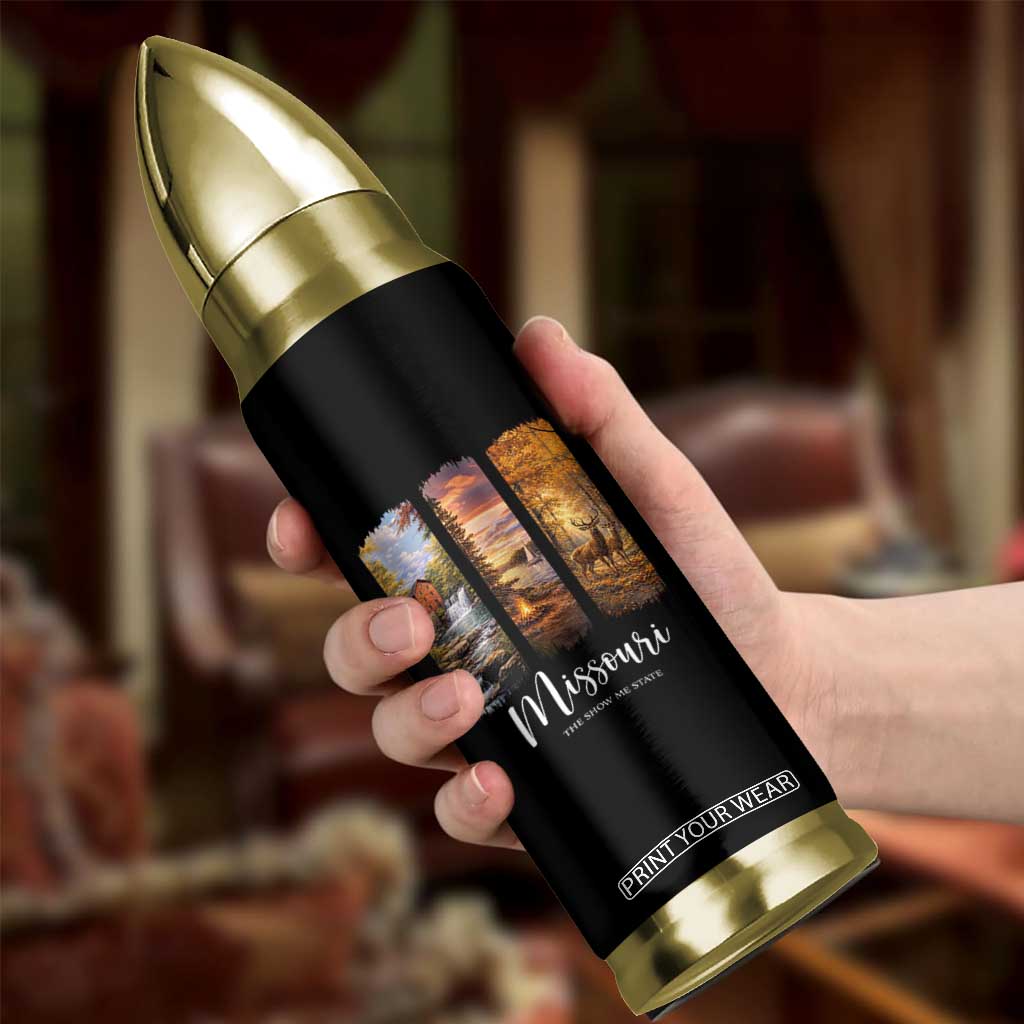 Missouri The Show Me State Bullet Tumbler Midwest Pride TS12 Print Your Wear