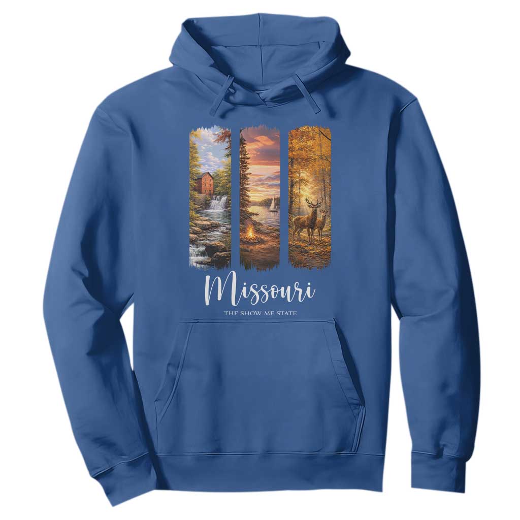 Missouri The Show Me State Hoodie Midwest Pride TS12 Royal Blue Print Your Wear