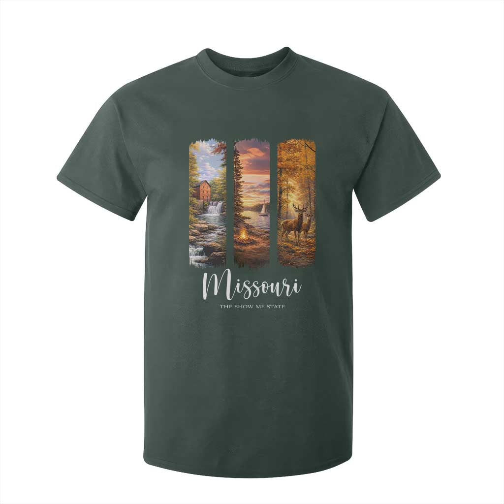 Missouri The Show Me State T Shirt For Kid Midwest Pride TS12 Dark Forest Green Print Your Wear