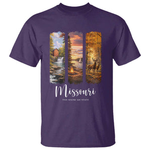 Missouri The Show Me State T Shirt Midwest Pride TS12 Purple Print Your Wear