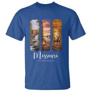 Missouri The Show Me State T Shirt Midwest Pride TS12 Royal Blue Print Your Wear