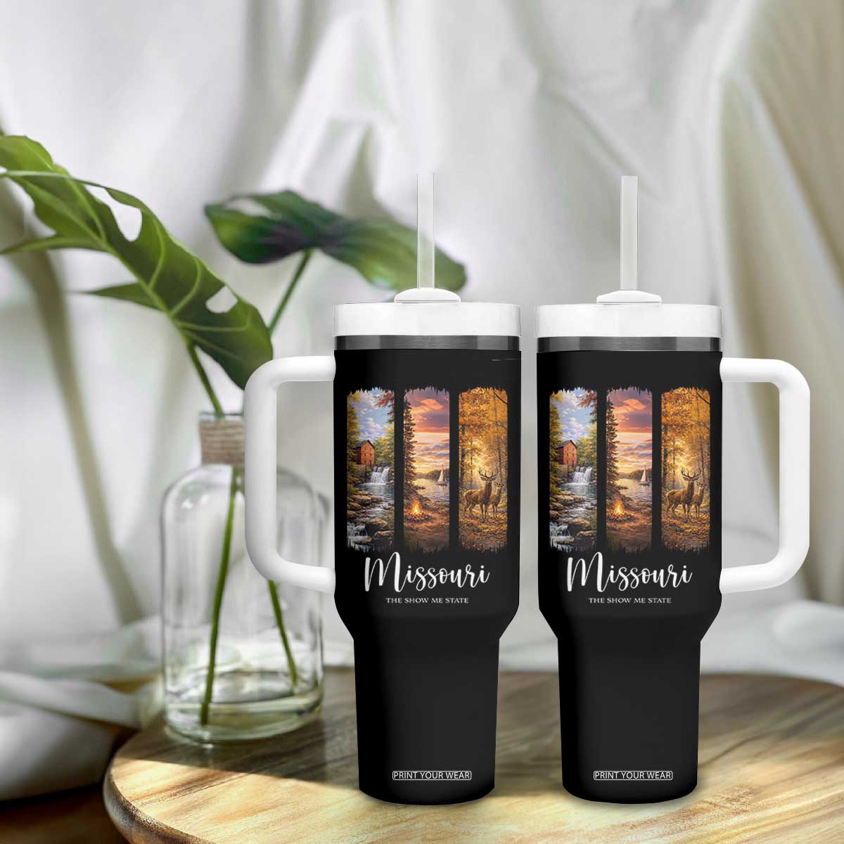 Missouri The Show Me State Tumbler With Handle Midwest Pride TS12 Print Your Wear