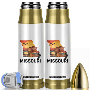 Missouri State Map Nature Travel Bullet Tumbler The Show Me State Pride TS12 White Print Your Wear