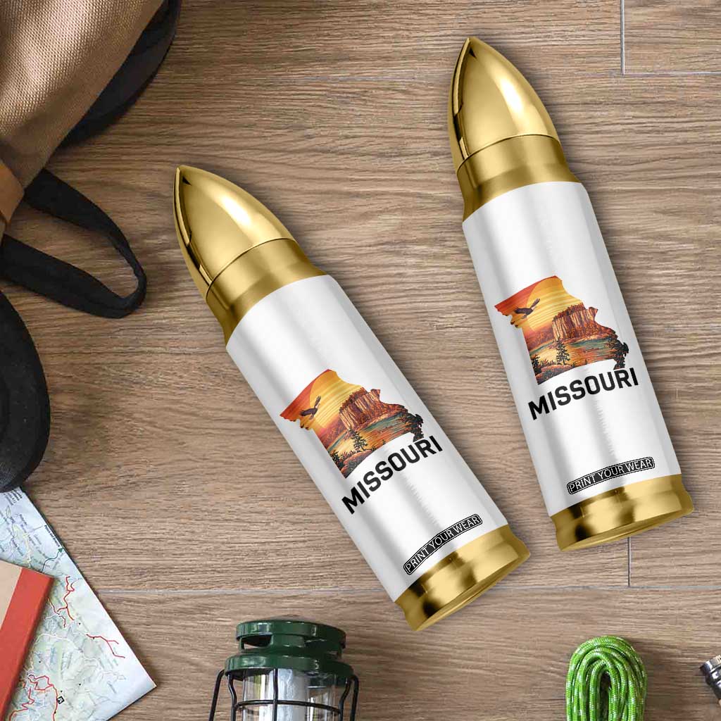 Missouri State Map Nature Travel Bullet Tumbler The Show Me State Pride TS12 Print Your Wear