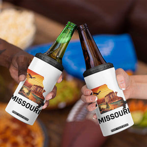 Missouri State Map Nature Travel 4 in 1 Can Cooler Tumbler The Show Me State Pride TS12 Print Your Wear