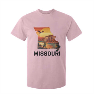 Missouri State Map Nature Travel T Shirt For Kid The Show Me State Pride TS12 Light Pink Print Your Wear