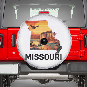 Missouri State Map Nature Travel Spare Tire Cover The Show Me State Pride TS12 White Print Your Wear