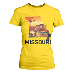 Missouri State Map Nature Travel T Shirt For Women The Show Me State Pride TS12 Daisy Print Your Wear