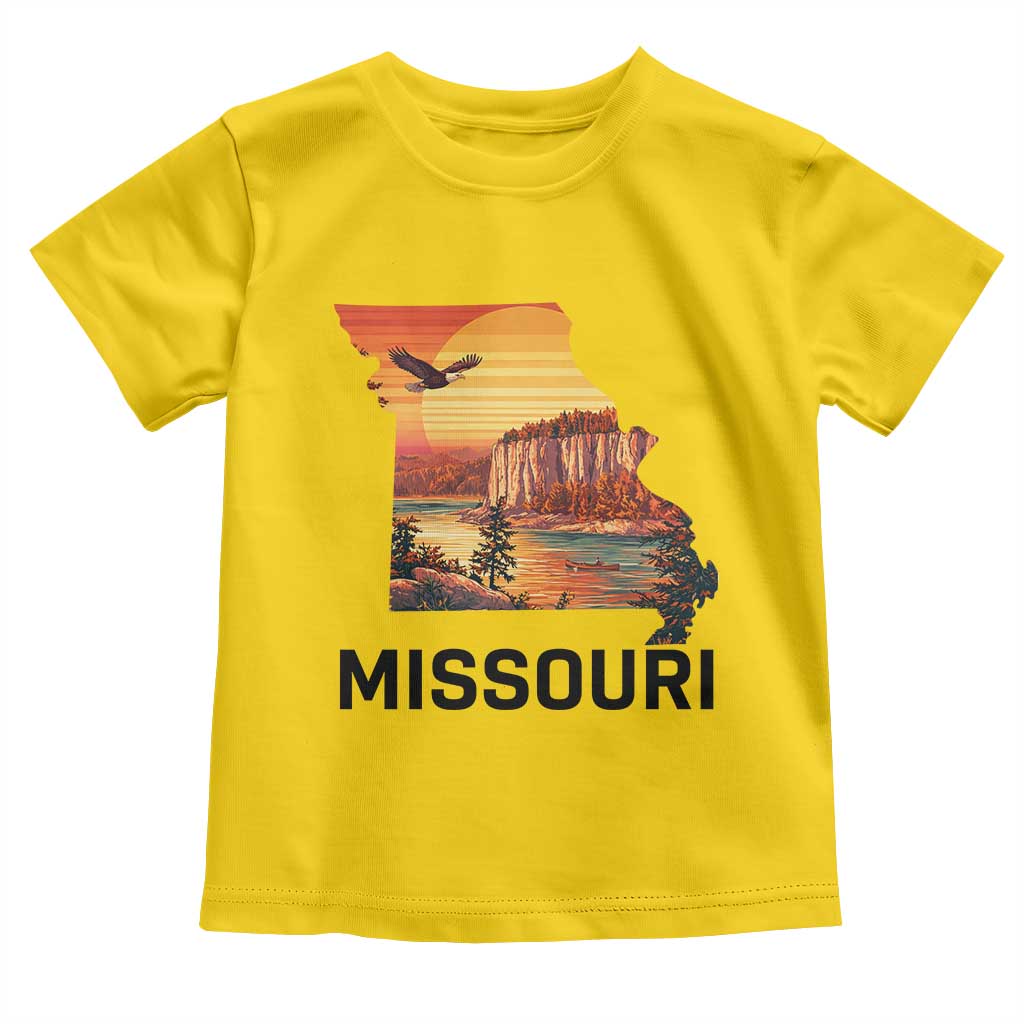 Missouri State Map Nature Travel Toddler T Shirt The Show Me State Pride TS12 Daisy Print Your Wear