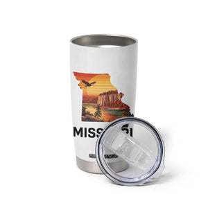 Missouri State Map Nature Travel Tumbler Cup The Show Me State Pride TS12 Print Your Wear