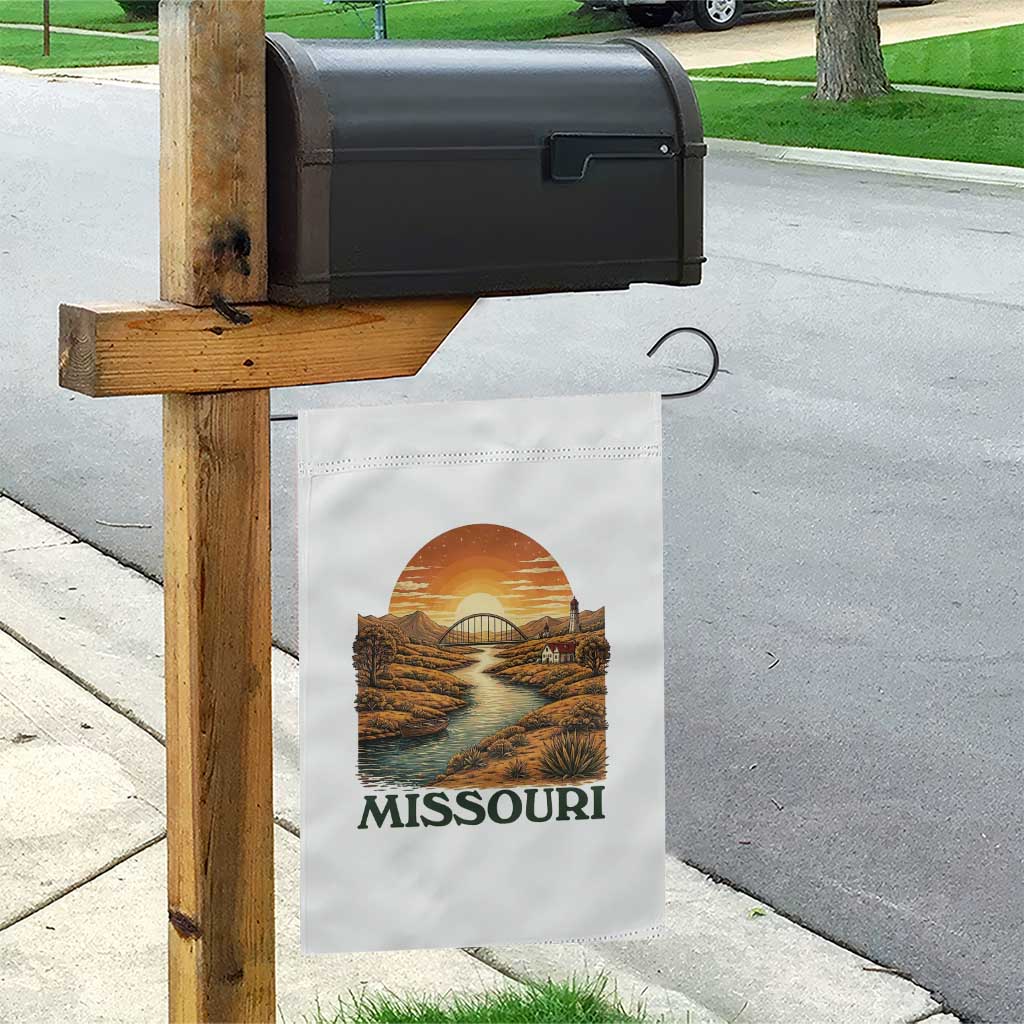Missouri Outdoors Adventure Garden Flag The Show Me State Souvenir TS12 Print Your Wear