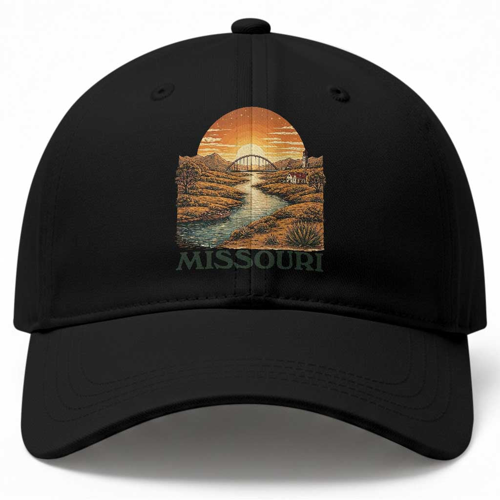 Missouri Outdoors Adventure Baseball Cap The Show Me State Souvenir TS12 Print Your Wear