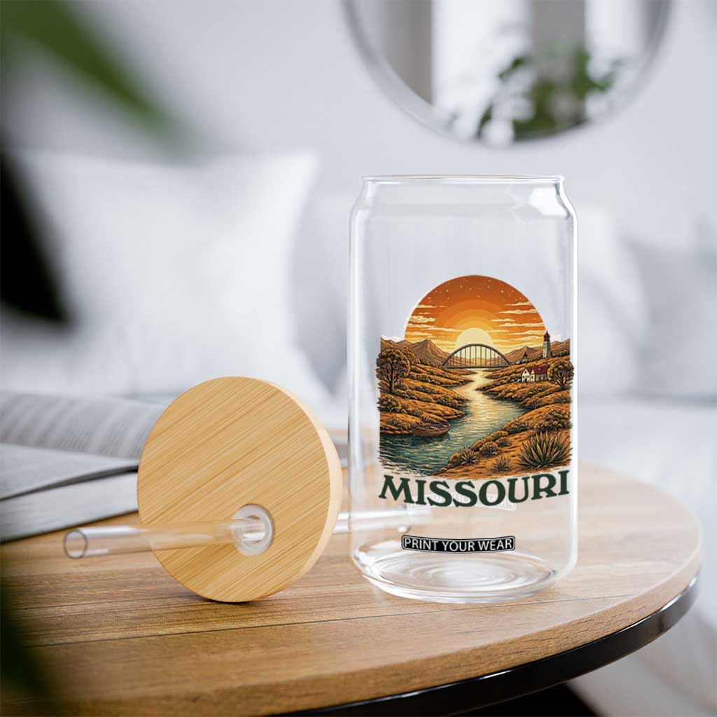 Missouri Outdoors Adventure Glass Can The Show Me State Souvenir TS12 Print Your Wear