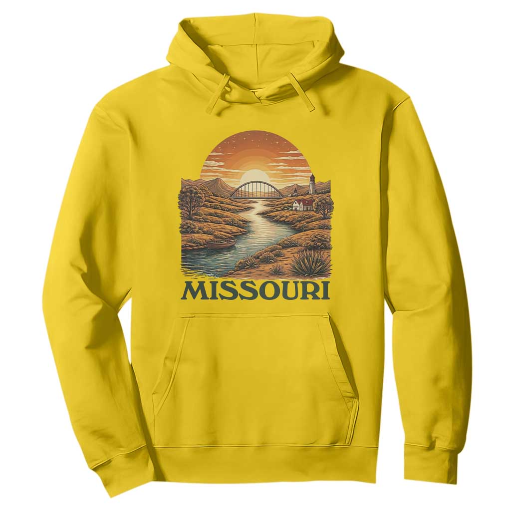 Missouri Outdoors Adventure Hoodie The Show Me State Souvenir TS12 Daisy Print Your Wear