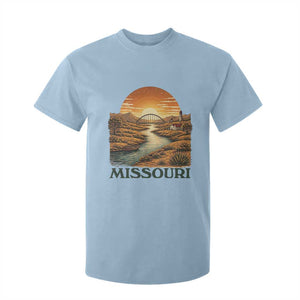 Missouri Outdoors Adventure T Shirt For Kid The Show Me State Souvenir TS12 Light Blue Print Your Wear