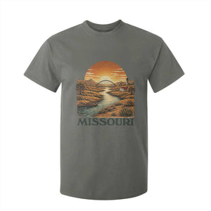 Missouri Outdoors Adventure T Shirt For Kid The Show Me State Souvenir TS12 Military Green Print Your Wear