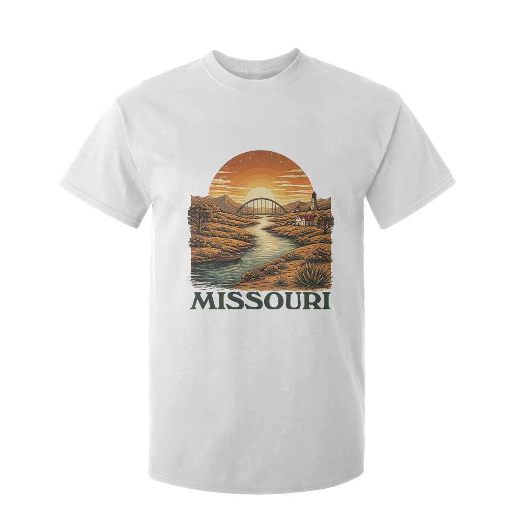 Missouri Outdoors Adventure T Shirt For Kid The Show Me State Souvenir TS12 White Print Your Wear